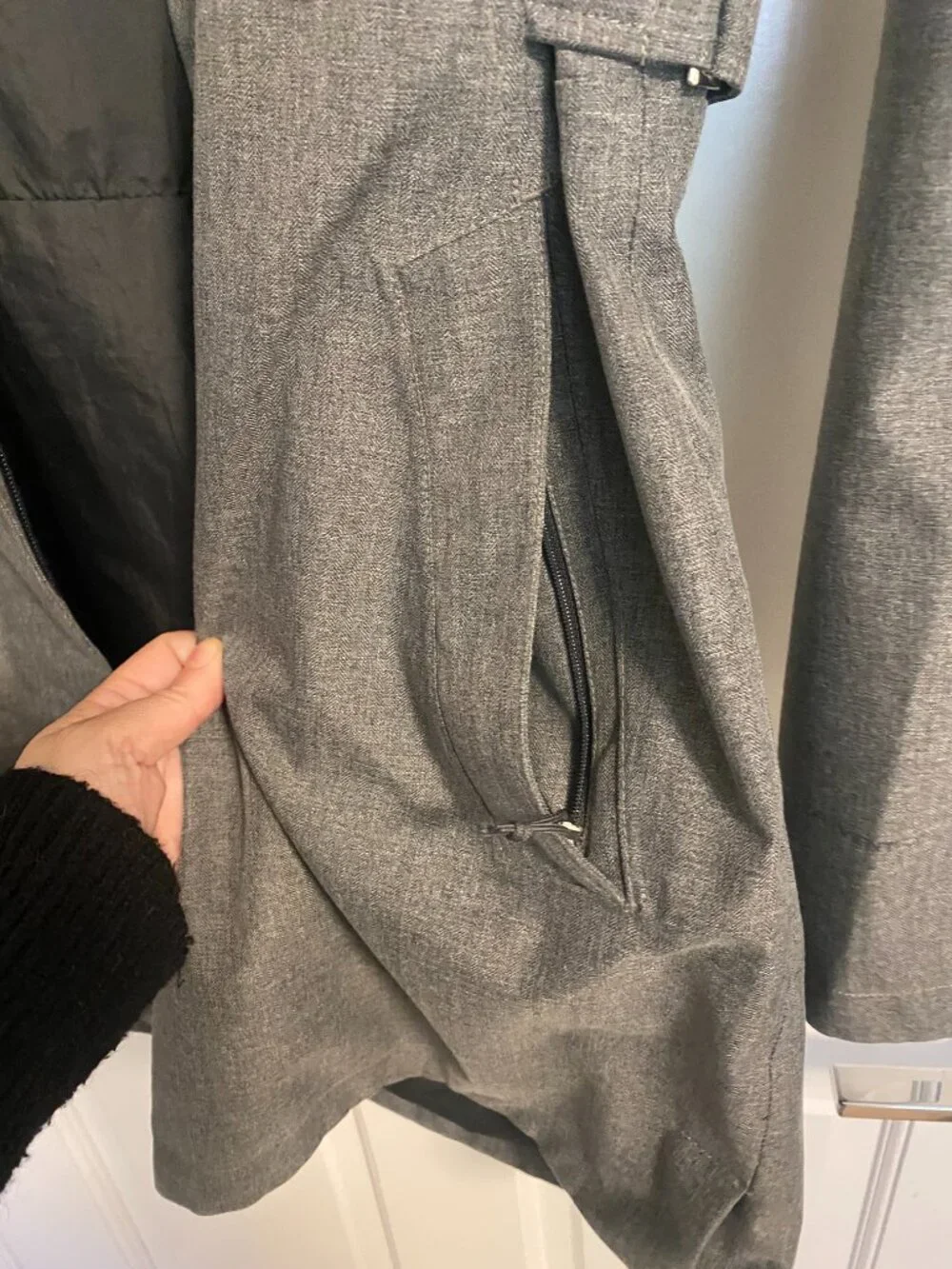 The North Face Laney Ii Trench Raincoat size Large Grey - Picture 5 of 12